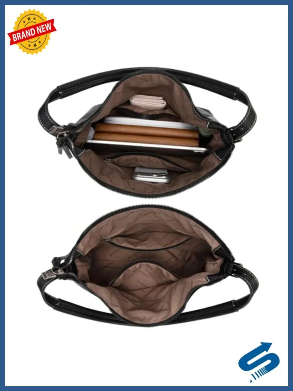 Large Slouchy Hobo Bag Women Ultra Soft Vegan Leather Shoulder Handbag